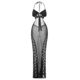 Durchsichtiges Spitzenkleid für Damen